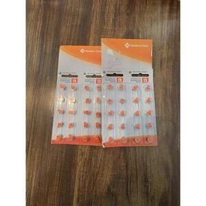 4 Package Lot 40 Hearing Aid Batteries Size 13 Mercury Free exp: 02/2026